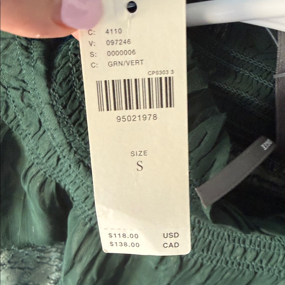 Anthropologie Forest Green Lace Blouse - Picture 2 of 2